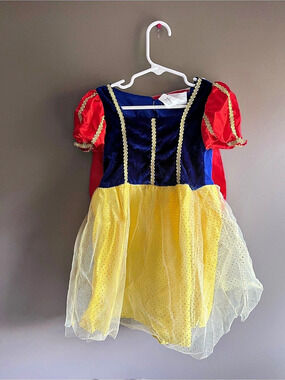 Rubie's Cottage Princess SNOW WHITE Costume Dress headband cape Girls 2T
